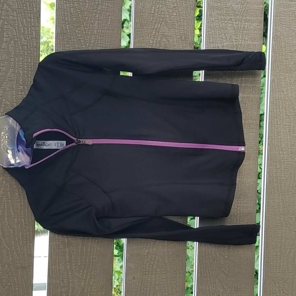 Kyodan Girls Athletic sweater‎ black size 7/8